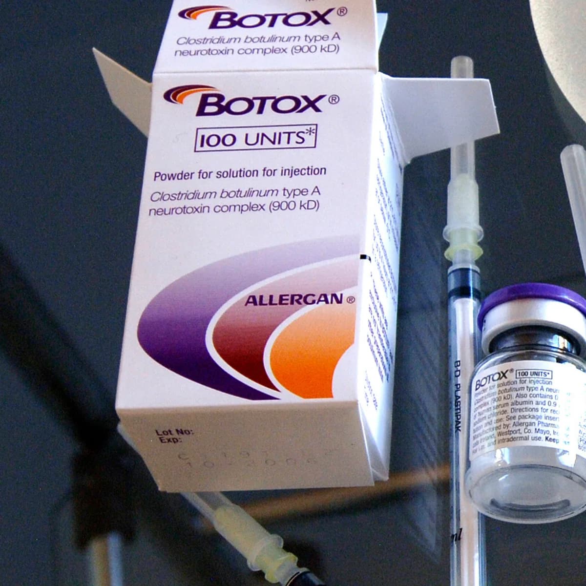 Botox treatment detail